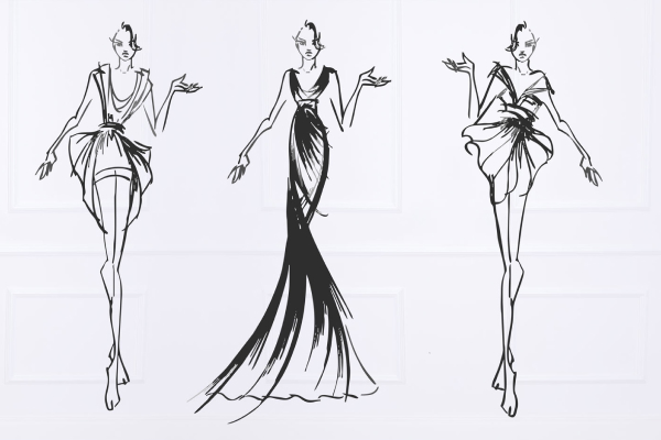 Aprimorando Técnicas de Croquis para Eficiência no Design de Moda